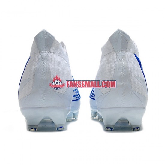 Blå Vit Adidas Predator Edge Geometric FG fotbollsskor