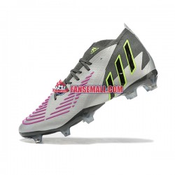 Lila Vit Adidas Predator Edge Geometric.1 FG fotbollsskor