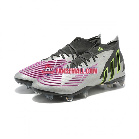 Lila Vit Adidas Predator Edge Geometric.1 FG fotbollsskor