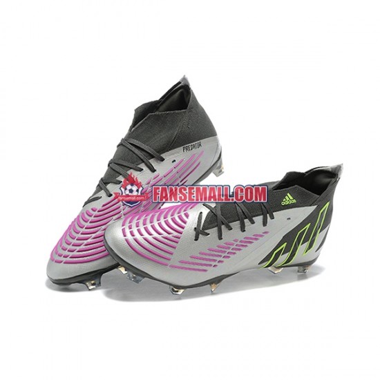 Lila Vit Adidas Predator Edge Geometric.1 FG fotbollsskor