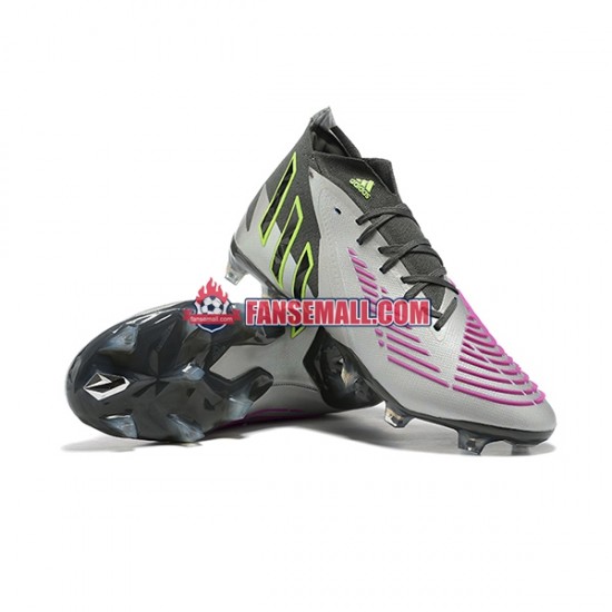 Lila Vit Adidas Predator Edge Geometric.1 FG fotbollsskor
