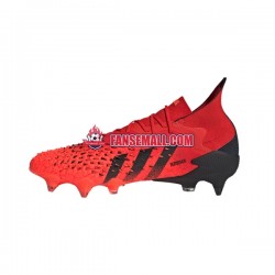 Röd Svart Adidas Predator FREAK.1 SG Meteorite fotbollsskor