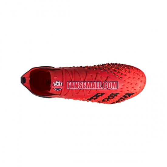Röd Svart Adidas Predator FREAK.1 SG Meteorite fotbollsskor