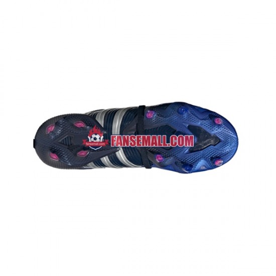 Rosa Blå Svart Adidas Predator Pulse UCL FG fotbollsskor