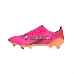 Orange Rosa Svart Adidas X GHOSTED.1 FG Superspectral fotbollsskor