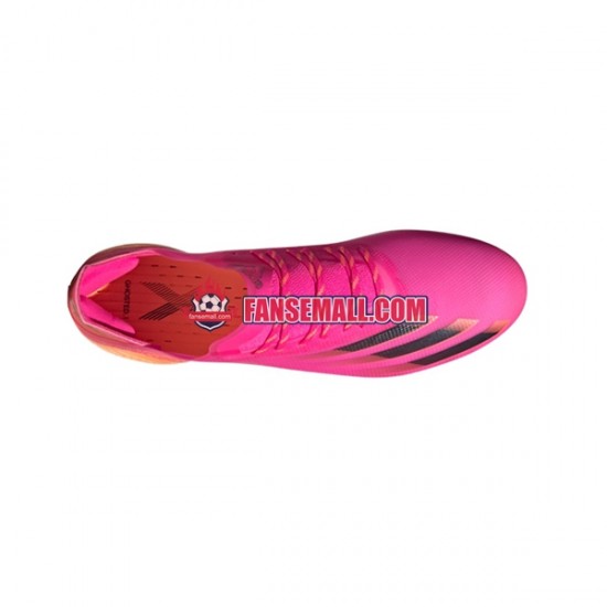Orange Rosa Svart Adidas X GHOSTED.1 FG Superspectral fotbollsskor