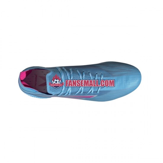 Rosa Blå Vit Adidas X SPEEDFLOW.1 FG Sapphire Edge fotbollsskor