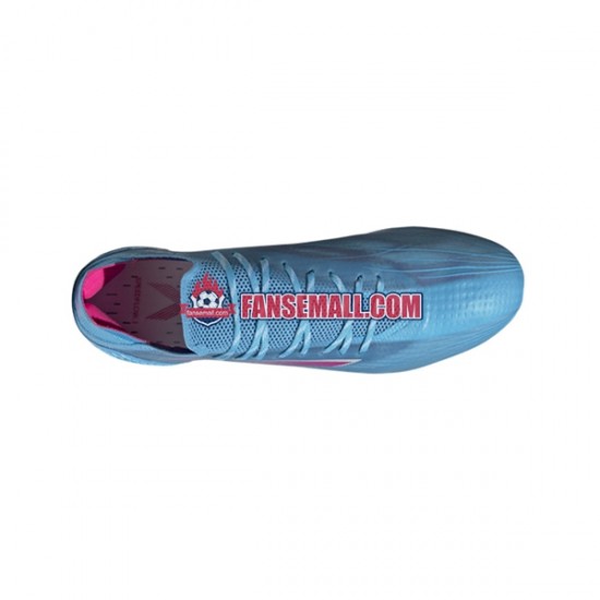 Rosa Blå Vit Adidas X SPEEDFLOW.1 SG Sapphire Edge fotbollsskor