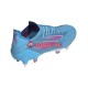 Rosa Blå Vit Adidas X SPEEDFLOW.1 SG Sapphire Edge fotbollsskor