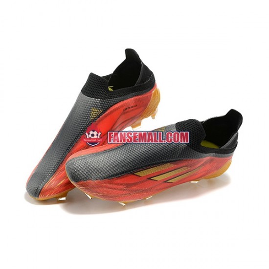 Röd Gul Svart Adidas X Speed flow FG fotbollsskor