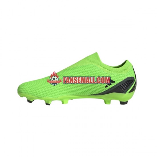 Grön Svart Adidas X Speedportal.3 LL FG Game Data fotbollsskor