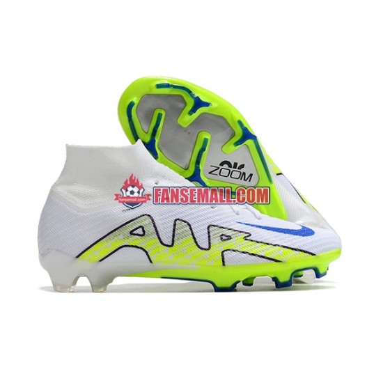 Vit Grön catalog/GMN/Nike Air Zoom Mercurial Superfly IX Elite FG fotbollsskor