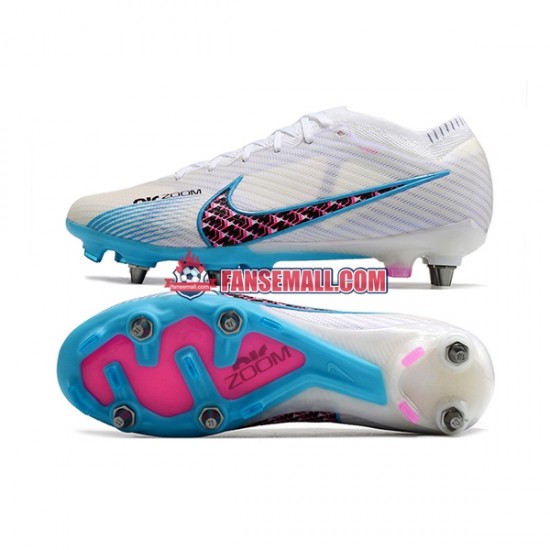 Blå Vit catalog/GMN/Nike Air Zoom Mercurial Vapor XV Elite SG fotbollsskor