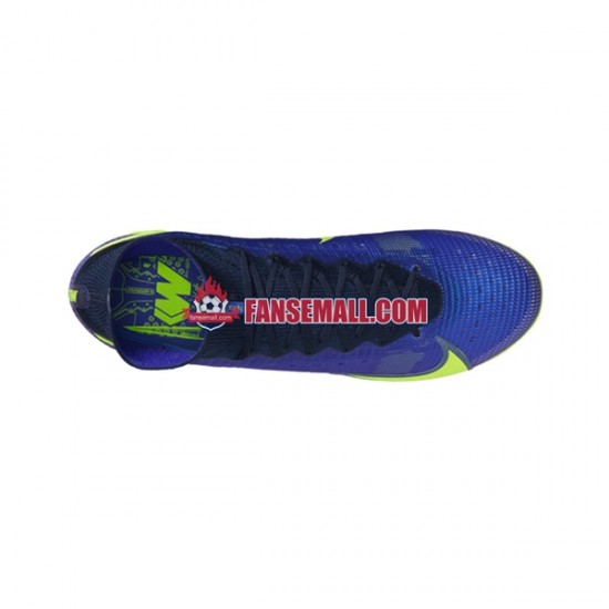 Blå Gul catalog/GMN/Nike Mercurial Superfly VIII Recharge Elite FG fotbollsskor