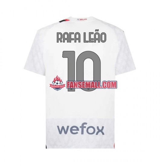 Matchtröjor AC Milan Rafael Leao 10 2023-2024 Kortärmad till Herr (2:a ställ)