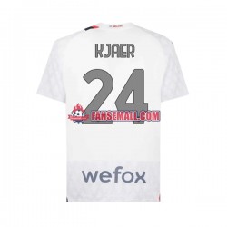 Matchtröjor AC Milan Simon Kjaer 24 2023-2024 Kortärmad till Herr (2:a ställ)