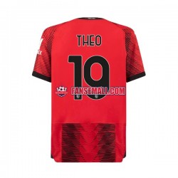 Matchtröjor AC Milan Theo Hernandez 19 2023-2024 Kortärmad till Herr (1:a ställ)