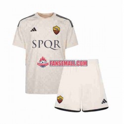 Matchtröjor AS Roma 2023-2024 Kortärmad till Barn (2:a ställ)