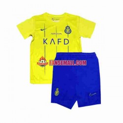 Matchtröjor Al-Nassr 2023-2024 Kortärmad till Barn (1:a ställ)