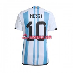 Matchtröjor Argentina Lionel Messi 10 World Cup 2022 Kortärmad till Herr (1:a ställ) Matchtröjor Argentina Lionel Messi 10 World Cup 2022 Kortärmad till Herr (1:a ställ)