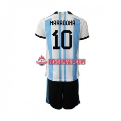 Matchtröjor Argentina Maradona 10 World Cup 2022 Kortärmad till Barn (1:a ställ) Matchtröjor Argentina Maradona 10 World Cup 2022 Kortärmad till Barn (1:a ställ)