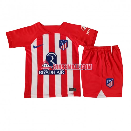 Matchtröjor Atlético Madrid 2023-2024 Kortärmad till Barn (1:a ställ)
