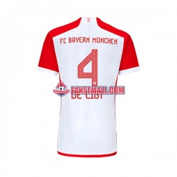 Matchtröjor FC Bayern München Matthijs de Ligt 4 2023-2024 Kortärmad till Herr (1:a ställ)