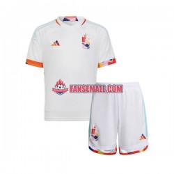 Matchtröjor Belgien World Cup 2022 Kortärmad till Barn (2:a ställ)