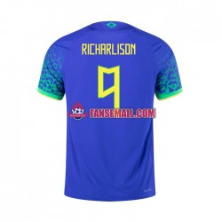 Matchtröjor Brasilien RICHARLISON 9 2022 Kortärmad till Herr (2:a ställ)
