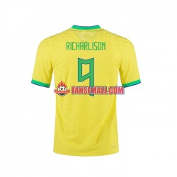 Matchtröjor Brasilien RICHARLISON 9 2022 Kortärmad till Herr (1:a ställ)