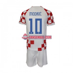 Matchtröjor Kroatien Modric 10 World Cup 2022 Kortärmad till Barn (1:a ställ) Matchtröjor Kroatien Modric 10 World Cup 2022 Kortärmad till Barn (1:a ställ)