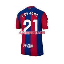 Matchtröjor FC Barcelona Frenkie de Jong 21 2023-2024 Kortärmad till Herr (1:a ställ) Matchtröjor FC Barcelona Frenkie de Jong 21 2023-2024 Kortärmad till Herr (1:a ställ)