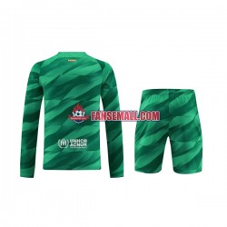 Matchtröjor FC Barcelona Målvaktströja 2023-2024 Långärmad till Barn (1:a ställ)