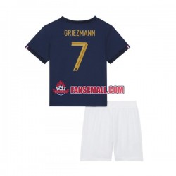 Matchtröjor Frankrike Griezmann 7 World Cup 2022 Kortärmad till Barn (1:a ställ) Matchtröjor Frankrike Griezmann 7 World Cup 2022 Kortärmad till Barn (1:a ställ)