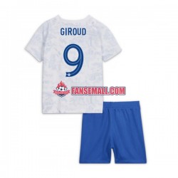 Matchtröjor Frankrike Olivier Giroud 9 World Cup 2022 Kortärmad till Barn (2:a ställ) Matchtröjor Frankrike Olivier Giroud 9 World Cup 2022 Kortärmad till Barn (2:a ställ)