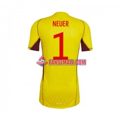 Matchtröjor Tyskland Målvaktströja Manuel Neuer 1 World Cup 2022 Kortärmad till Herr (2:a ställ)