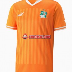 Matchtröjor Elfenbenskusten 2022 Kortärmad till Herr (1:a ställ)