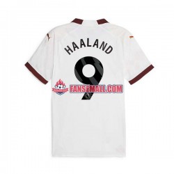 Matchtröjor Manchester City Erling Haaland 9 2023-2024 Kortärmad till Herr (2:a ställ)