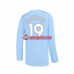 Matchtröjor Manchester City J. ALVAREZ 19 2023-2024 Långärmad till Herr (1:a ställ)