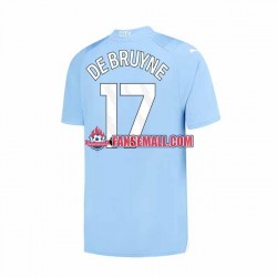 Matchtröjor Manchester City Kevin De Bruyne 17 2023-2024 Kortärmad till Herr (1:a ställ)