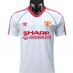 Matchtröjor Manchester United Retro 1988 Kortärmad till Herr (2:a ställ)