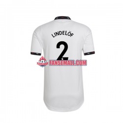 Matchtröjor Manchester United Victor Lindelof 2 2022-2023 Kortärmad till Herr (2:a ställ)