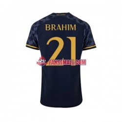 Matchtröjor Real Madrid Brahim Diaz 21 2023-2024 Kortärmad till Herr (2:a ställ)