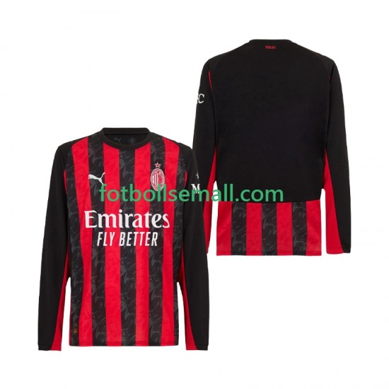 Matchtröjor AC Milan 2025-2026 Långärmad till Herr (1:a ställ)