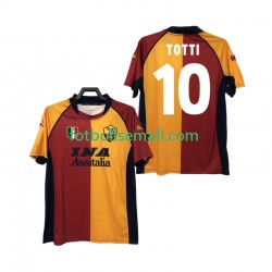 Matchtröjor AS Roma Totti 10 Retro 2000-2001 Kortärmad till Herr (1:a ställ)
