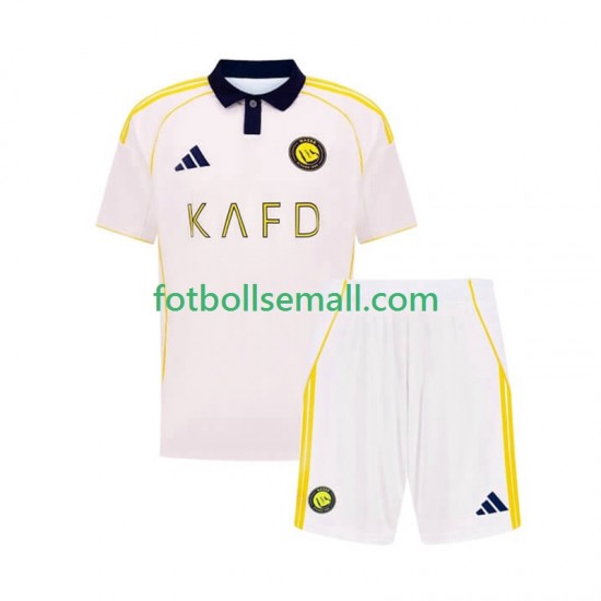 Matchtröjor Al Nassr 2025-2026 Kortärmad till Barn (3:e ställ)