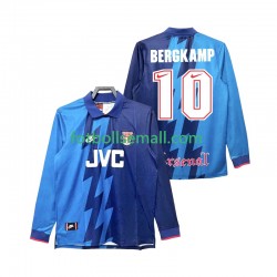 Matchtröjor Arsenal Bergkamp 10 Retro 1995 1996 Långärmad till Herr (2:a ställ)
