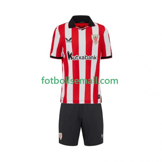 Matchtröjor Athletic Bilbao 2025-2026 Kortärmad till Barn (1:a ställ)