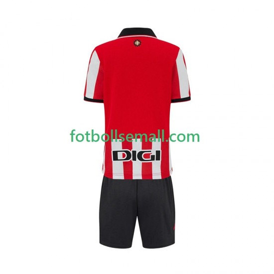 Matchtröjor Athletic Bilbao 2025-2026 Kortärmad till Barn (1:a ställ)