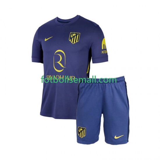 Matchtröjor Atlético Madrid 2025-2026 Kortärmad till Barn (2:a ställ)